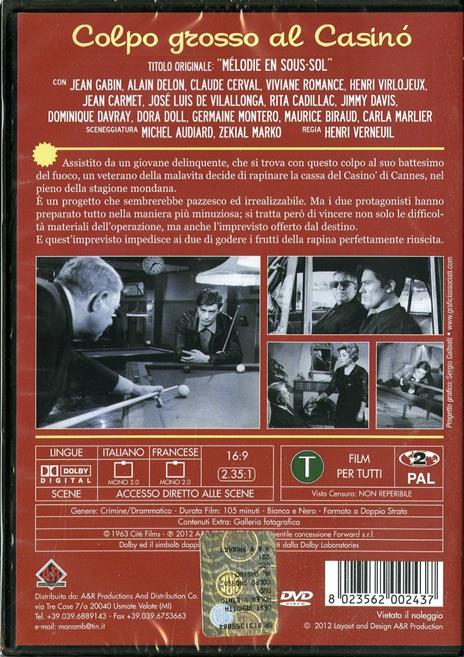 Colpo grosso al casinò di Henri Verneuil - DVD - 2