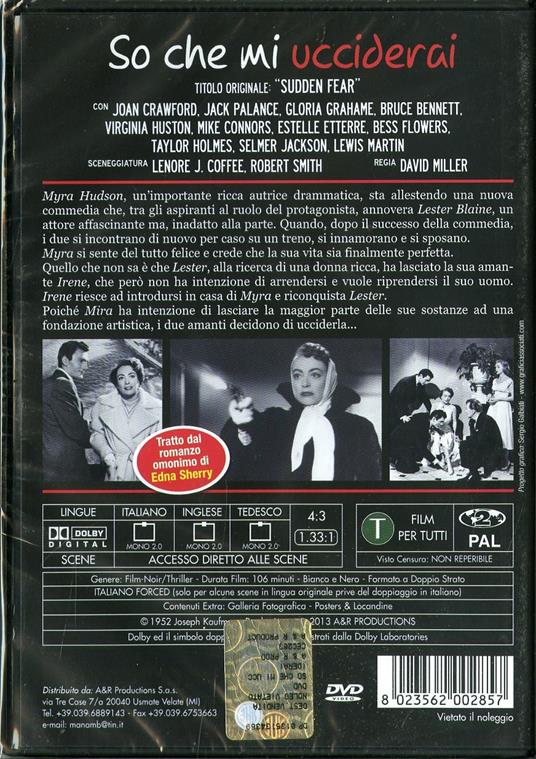 So che mi ucciderai di David Miller - DVD - 2