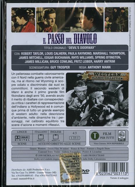 Il passo del diavolo di Anthony Mann - DVD - 2