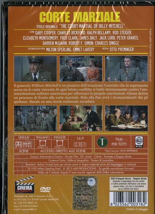 Corte marziale di Otto Preminger - DVD - 2