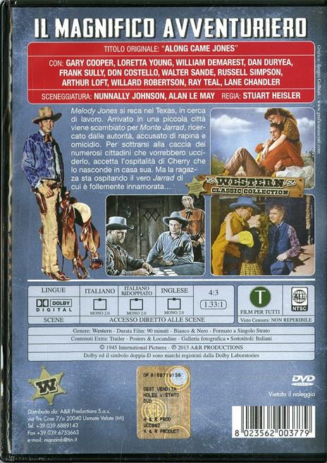 Il magnifico avventuriero di Stuart Heisler - DVD - 2