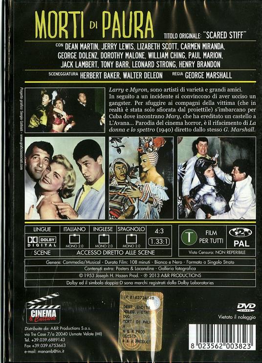 Morti di paura (DVD) di George Marshall - DVD - 2