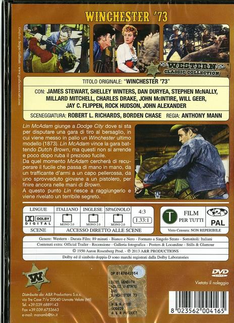 Winchester '73 di Anthony Mann - DVD - 2
