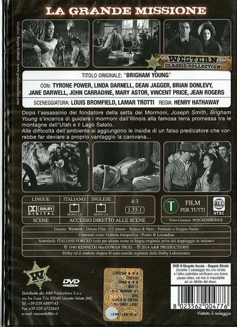La grande missione di Henry Hathaway - DVD - 2