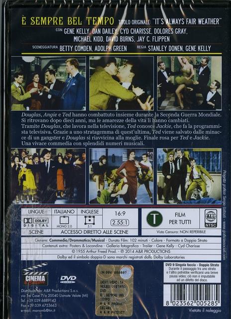È sempre bel tempo di Stanley Donen,Gene Kelly - DVD - 2
