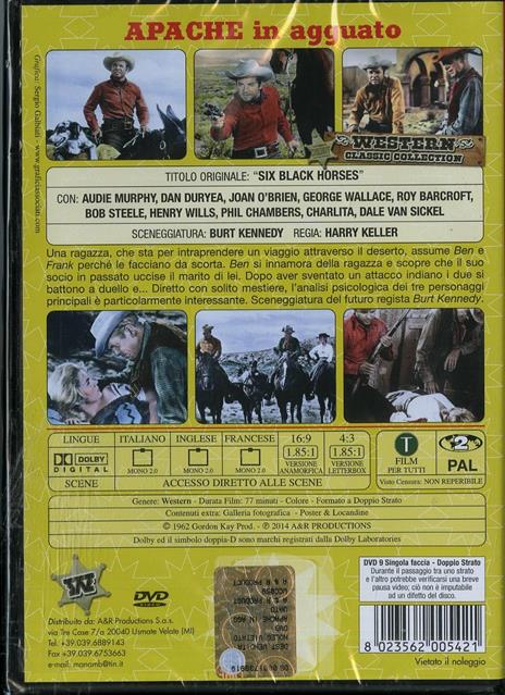 Apache in agguato di Harry Keller - DVD - 2