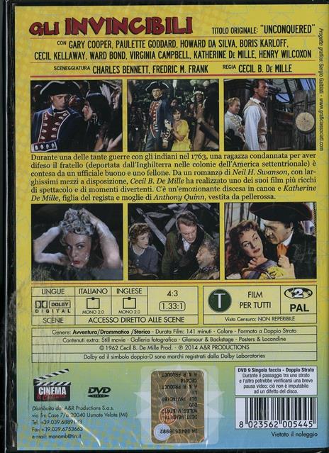 Gli invincibili di Cecil B. DeMille - DVD - 2