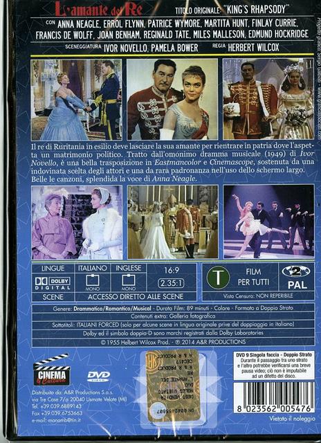 L' amante del Re di Herbert Wilcox - DVD - 2