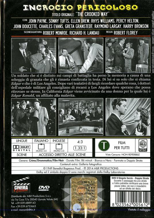 Incrocio pericoloso di Robert Florey - DVD - 2