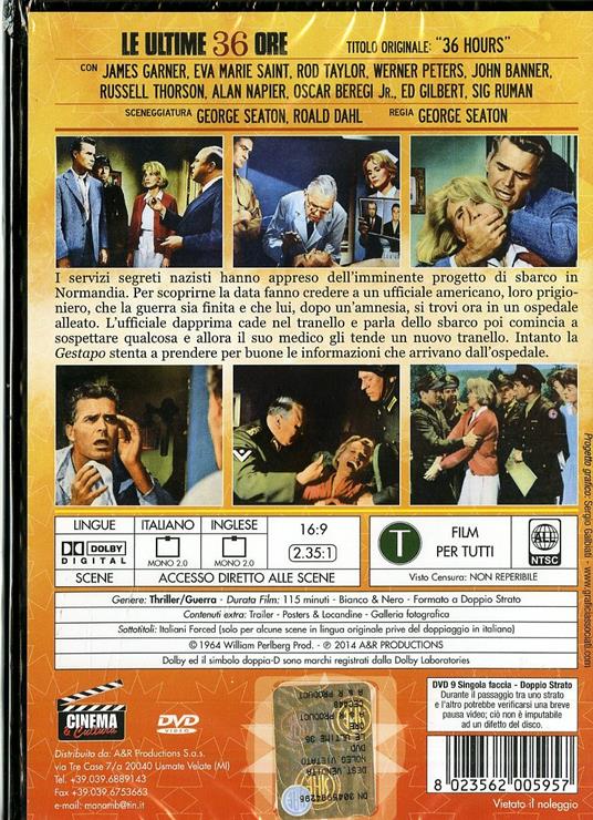 Le ultime 36 ore di George Seaton - DVD - 2