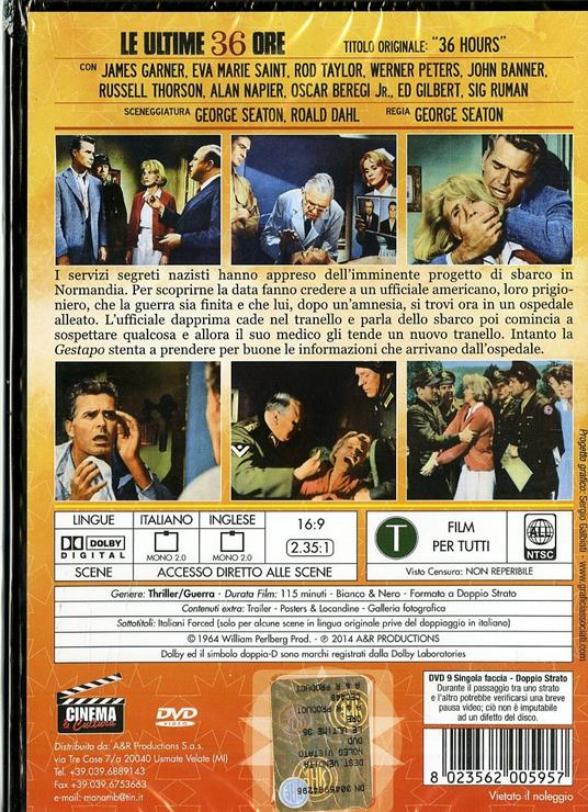 Le ultime 36 ore di George Seaton - DVD - 2