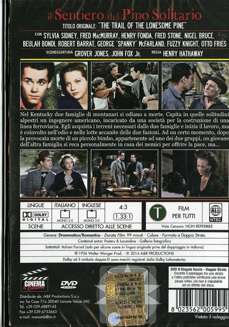 Il sentiero del pino solitario di Henry Hathaway - DVD - 3