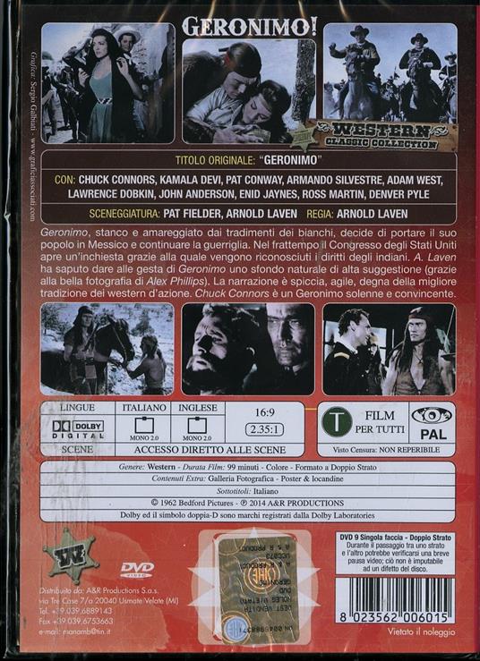 Geronimo di Arnold Laven - DVD - 3