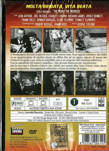 Molta brigata vita beata di George Stevens - DVD - 2