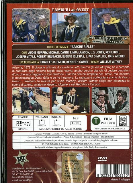 Tamburi ad Ovest di William Witney - DVD - 2