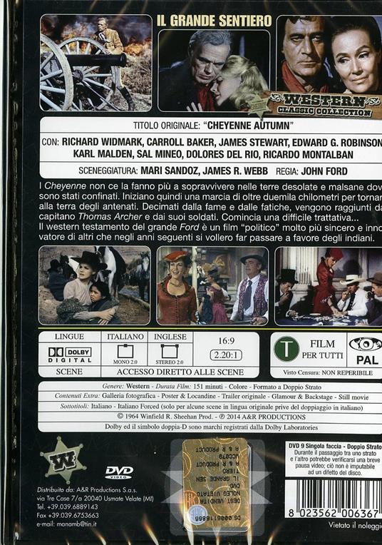 Il grande sentiero di John Ford - DVD - 2