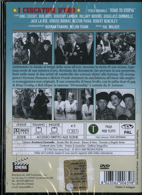 I cercatori d'oro di Hal Walker - DVD - 2