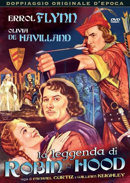 La leggenda di Robin Hood (DVD) di Michael Curtiz,William Keighley - DVD
