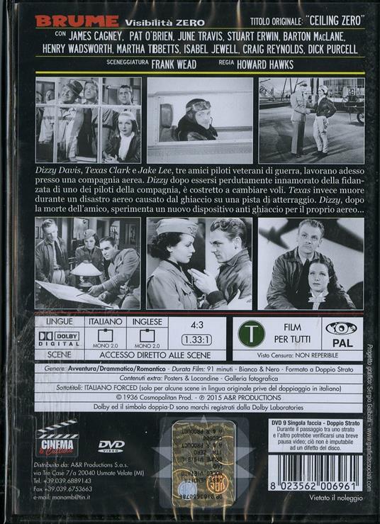 Brume. Visibilità zero di Howard Hawks - DVD - 2