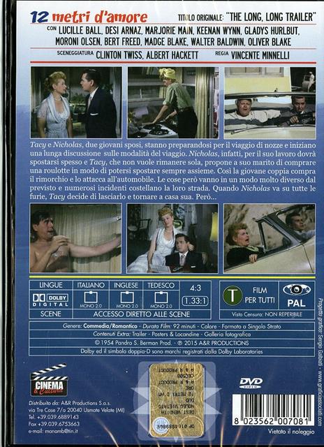 Dodici metri d'amore di Vincente Minnelli - DVD - 2
