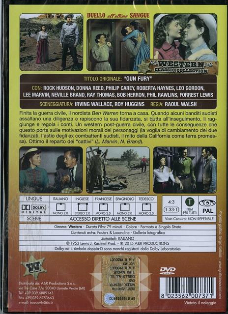 Duello all'ultimo sangue di Raoul Walsh - DVD - 2