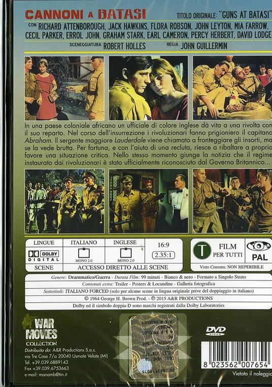 Cannoni a Batasi di John Guillermin - DVD - 2