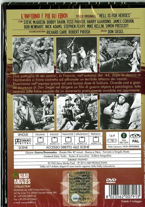 L' inferno è per gli eroi di Don Siegel - DVD - 2