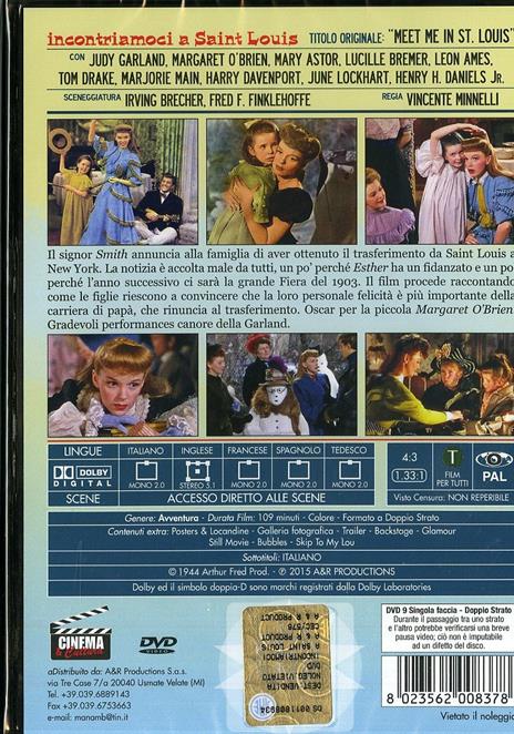 Incontriamoci a Saint Louis di Vincente Minnelli - DVD - 2