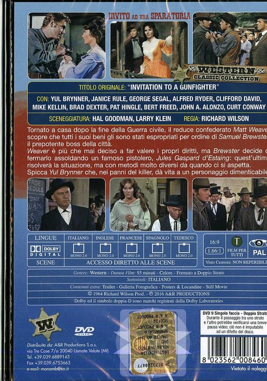 Invito ad una sparatoria di Richard Wilson - DVD - 2