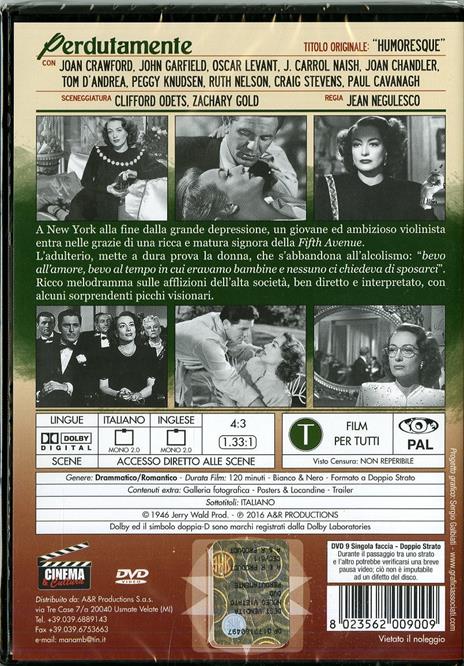 Perdutamente di Jean Negulesco - DVD - 2