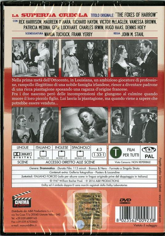 La superba creola di John M. Stahl - DVD - 2