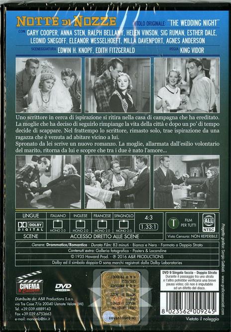 Notte di nozze di King Vidor - DVD - 2