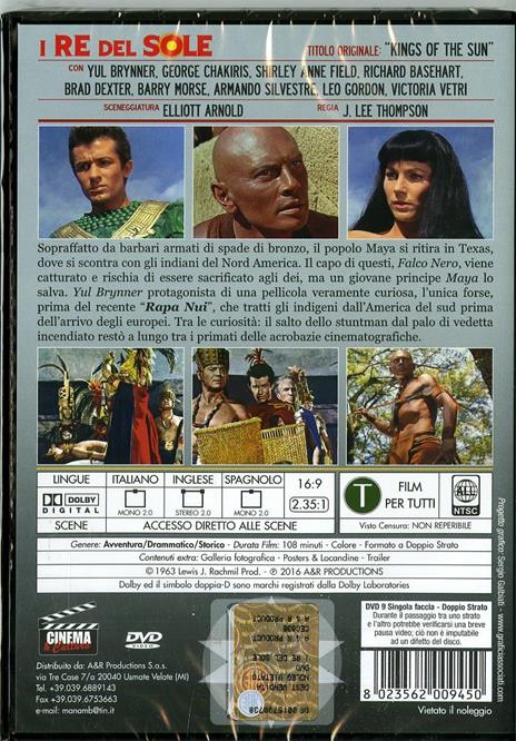 I Re del Sole di Jack Lee Thompson - DVD - 2
