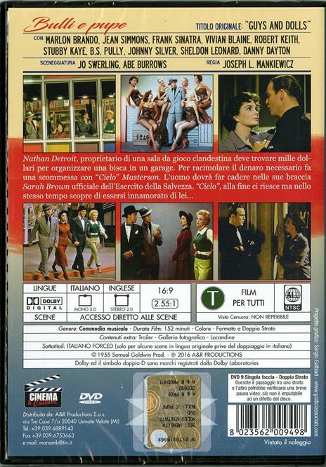 Bulli e pupe di Joseph Leo Mankiewicz - DVD - 2