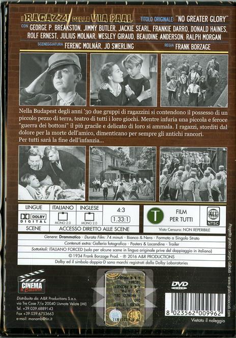 I ragazzi della via Paal di Frank Borzage - DVD - 2