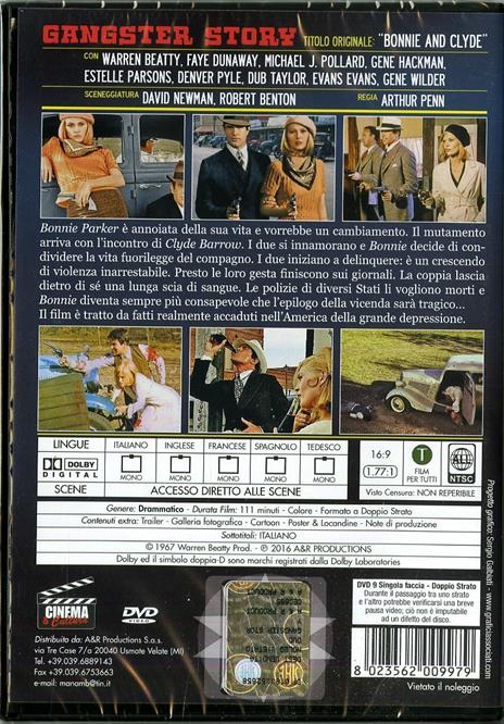 Gangster Story di Arthur Penn - DVD - 2