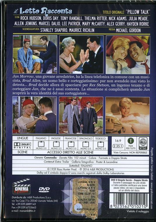 Il letto racconta di Michael Gordon - DVD - 2