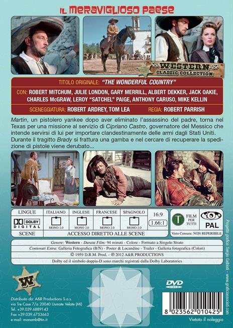 Il meraviglioso paese (DVD) di Robert Parrish - DVD - 2