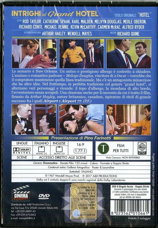 Intrighi al Grand Hotel (DVD) di Richard Quine - DVD - 2