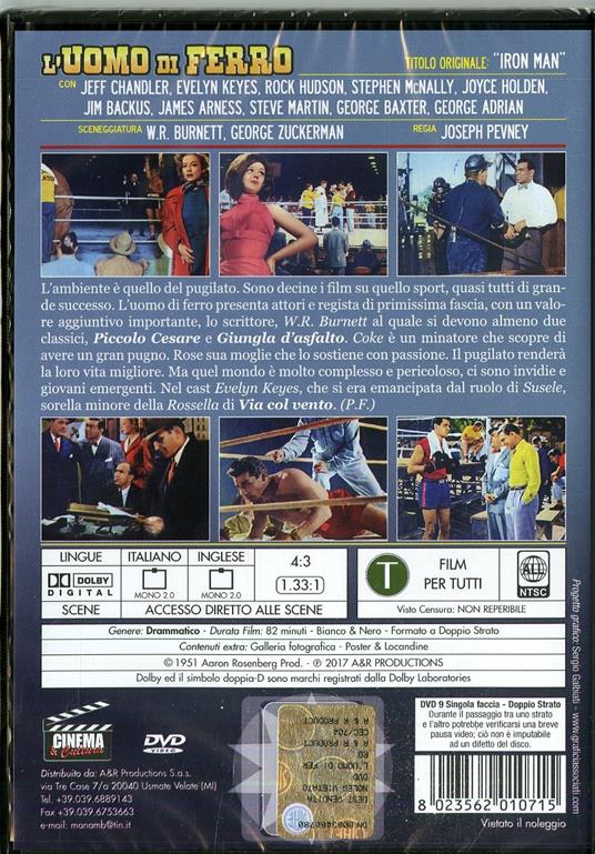 L' uomo di ferro (DVD) di Joseph Pevney - DVD - 2