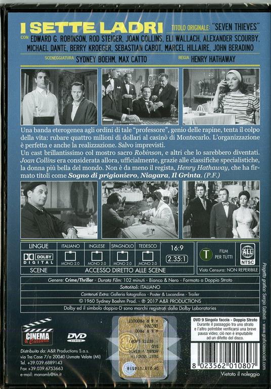 I sette ladri (DVD) di Henry Hathaway - DVD - 2