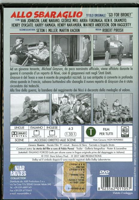 Allo sbaraglio (DVD) di Robert Pirosh - DVD - 2