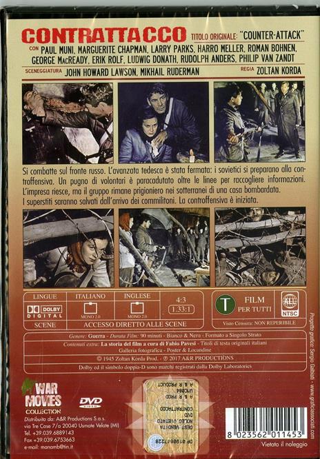 Contrattacco (DVD) di Zoltan Korda - DVD - 2