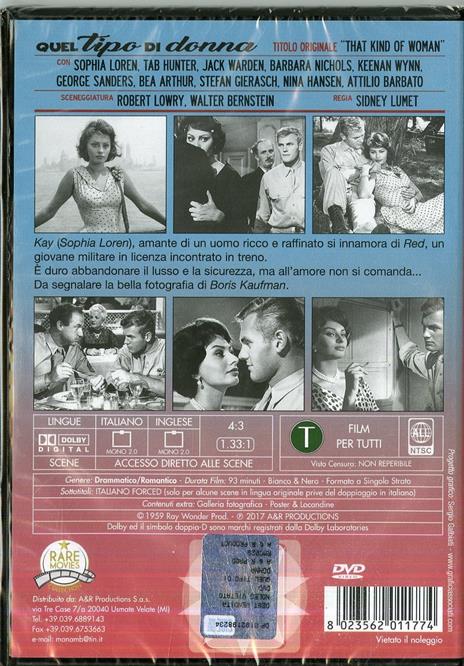 Quel tipo di donna (DVD) di Sidney Lumet - DVD - 2