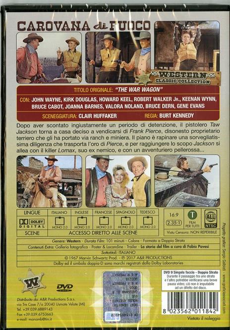 Carovana di fuoco (DVD) di Burt Kennedy - DVD - 2