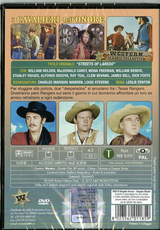 Il cavalieri dell'onore (DVD) di Leslie Fenton - DVD - 2