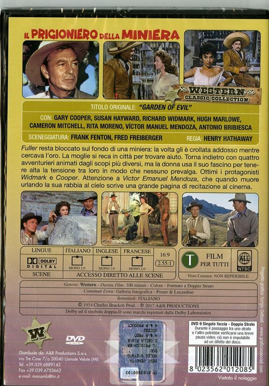 Il prigioniero della miniera (DVD) di Henry Hathaway - DVD - 2
