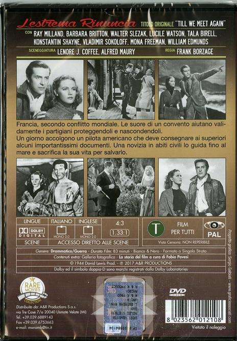 L' estrema rinuncia (DVD) di Frank Borzage - DVD - 2