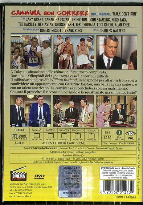 Cammina non correre (DVD) di Charles Walters - DVD - 2