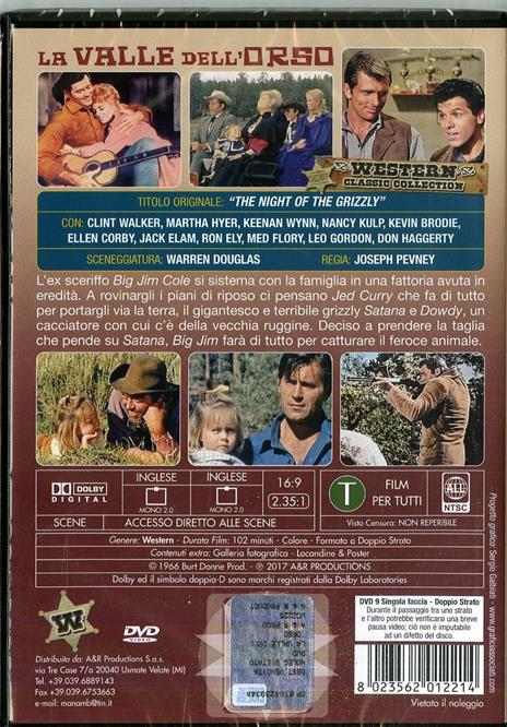 La valle dell'orso (DVD) di Joseph Pevney - DVD - 2